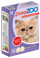 Доктор Zoo для кошек со вкусом лосося, 90 таблеток